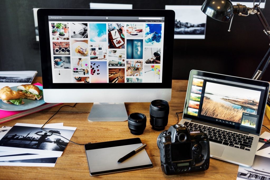 Web用写真の最適化をするイメージ