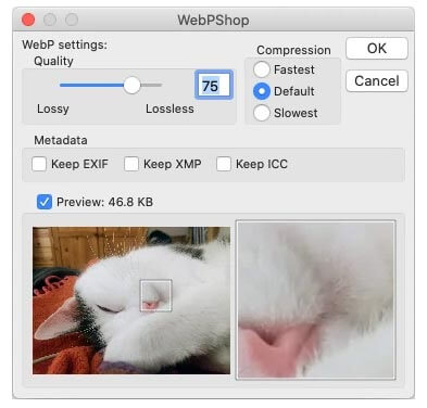 Photoshopプラグイン「WebPShop」
