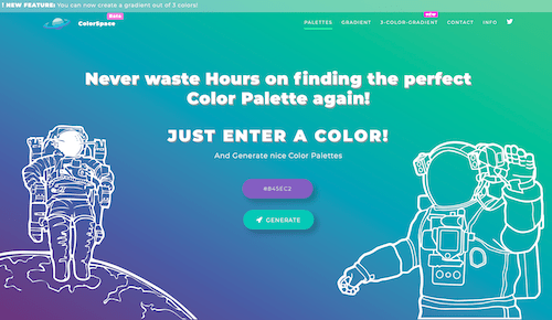 ColorSpaceのサイトトップ