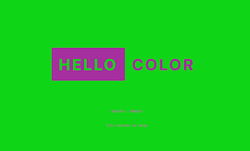 Hello Colorのサイトトップ