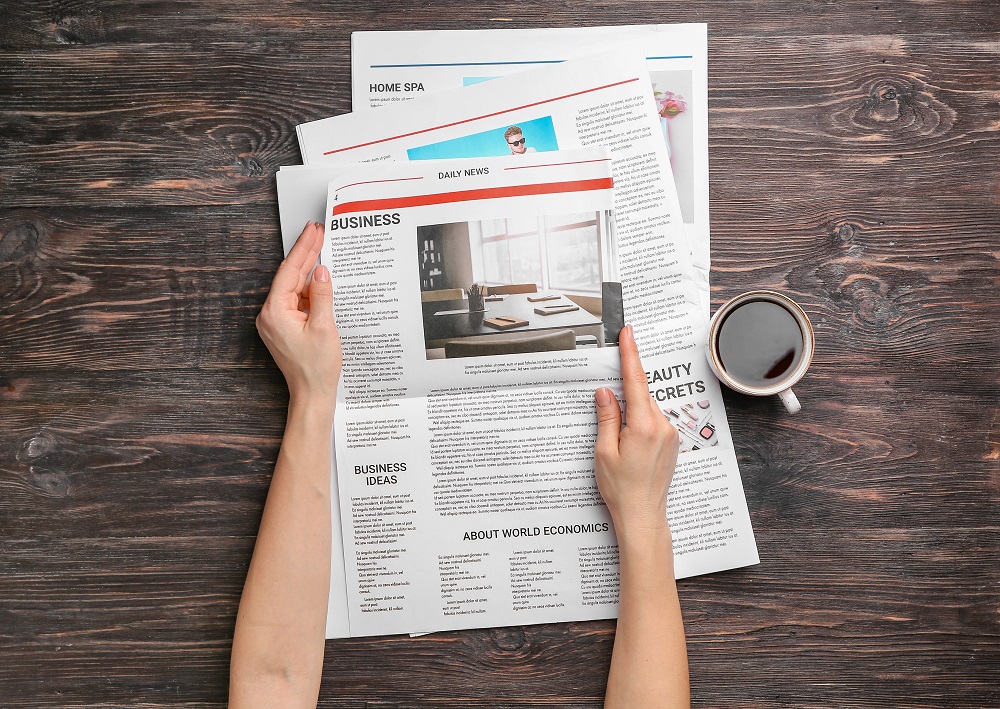 新聞広告の効果的な使い方のイメージ