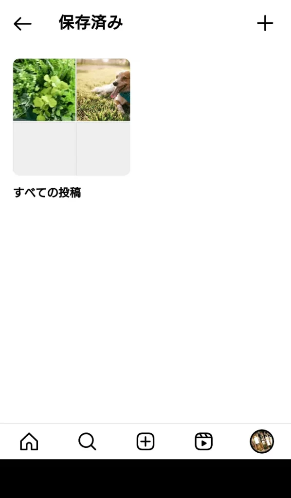 Instagram(インスタグラム)に保存した画像・動画の見方③