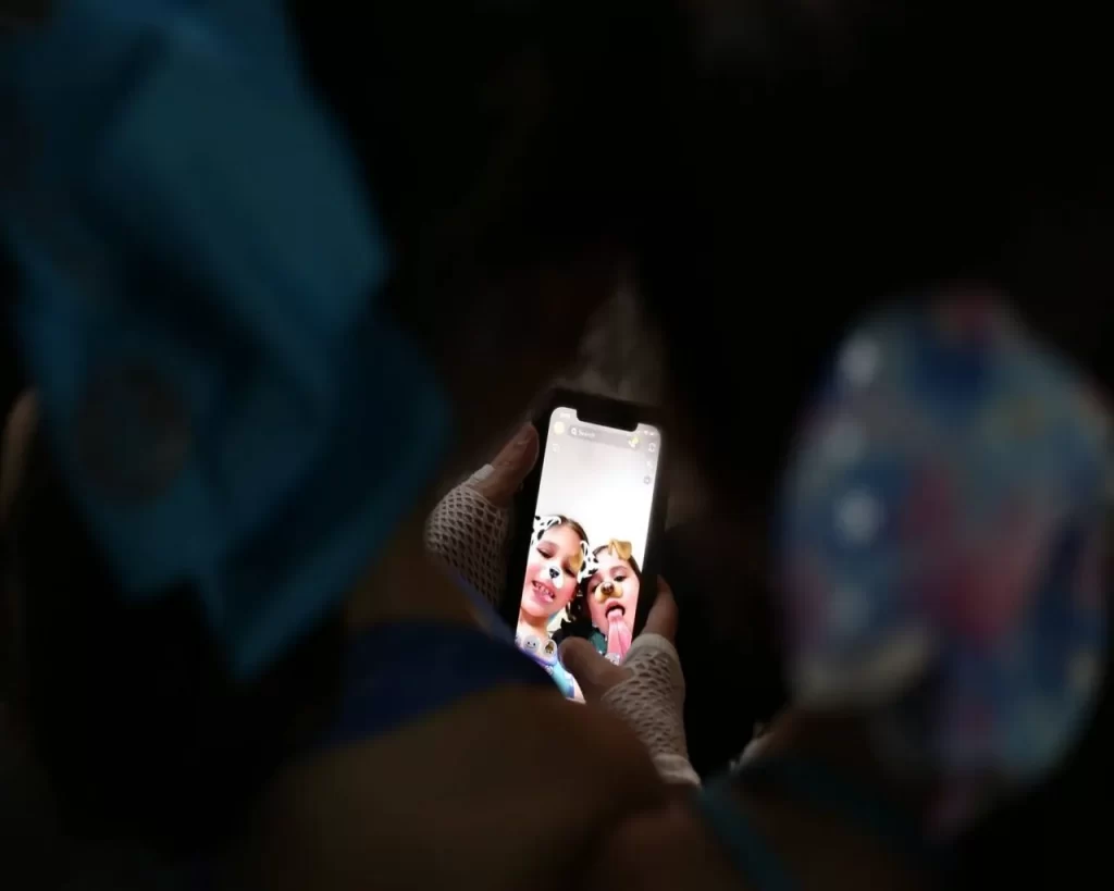 Snapchatの危険性イメージ