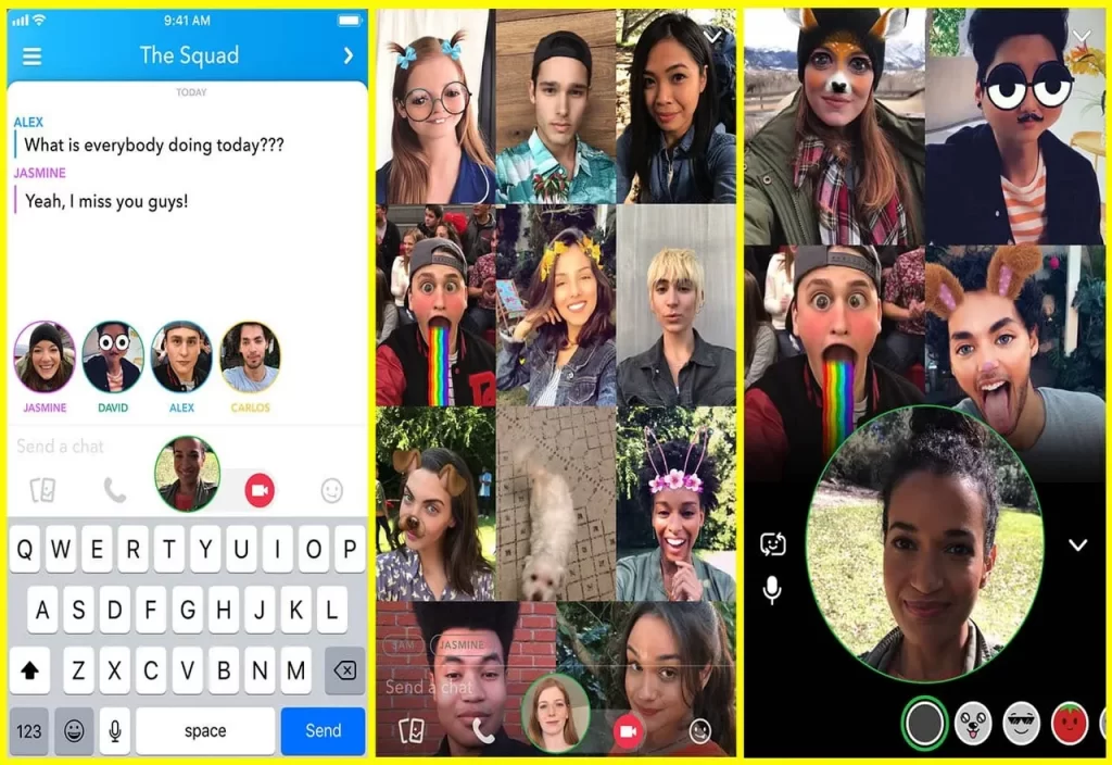 Snapchatの基本機能2