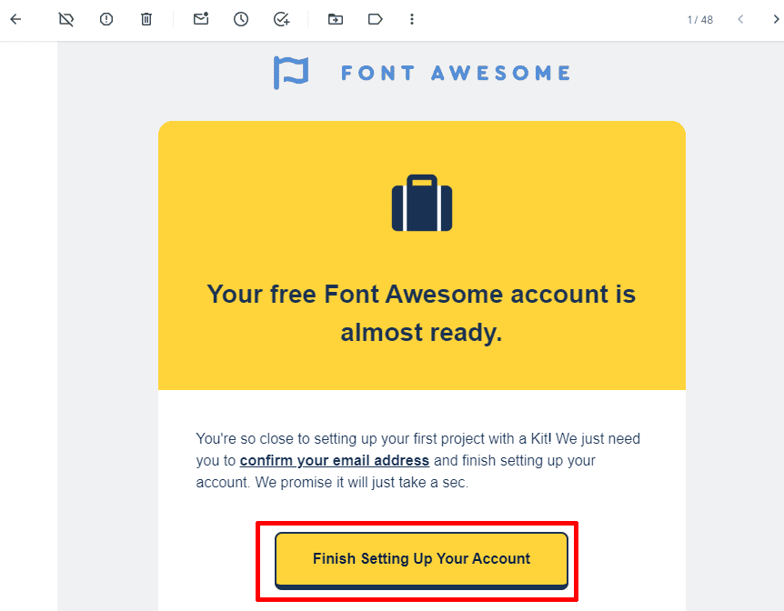 Font Awesome会員登録2