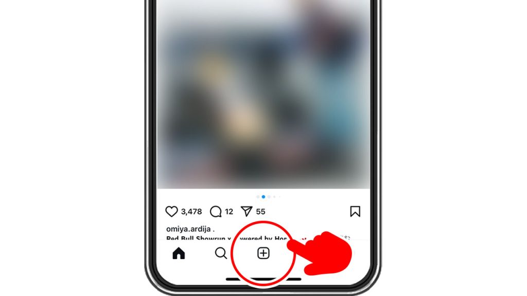 Instagram(インスタグラム)ストーリーの上げ方①