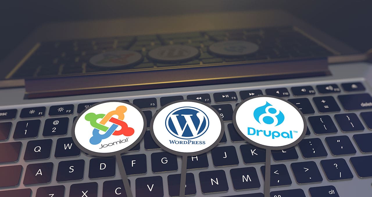 Joomla!・WordPress・Drupalの違いイメージ