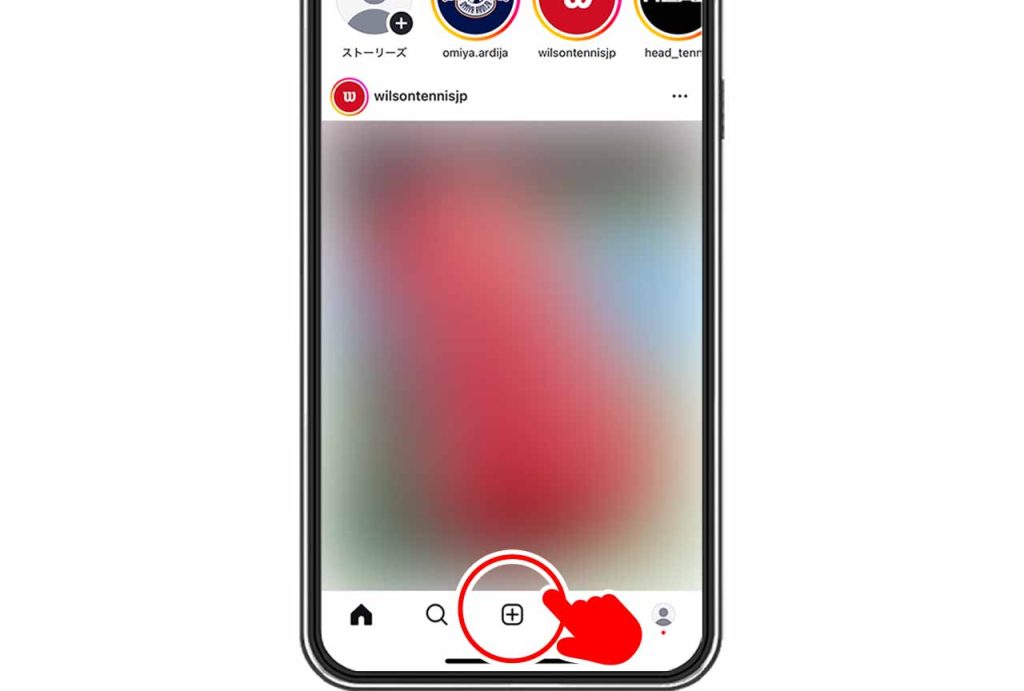 Instagram（インスタグラム）のストーリーの音楽の付け方①