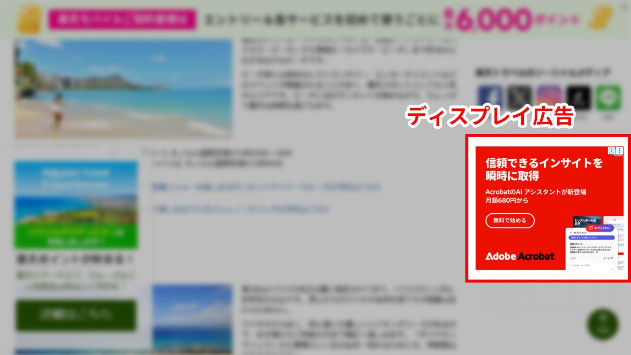 Googleディスプレイ広告の見本