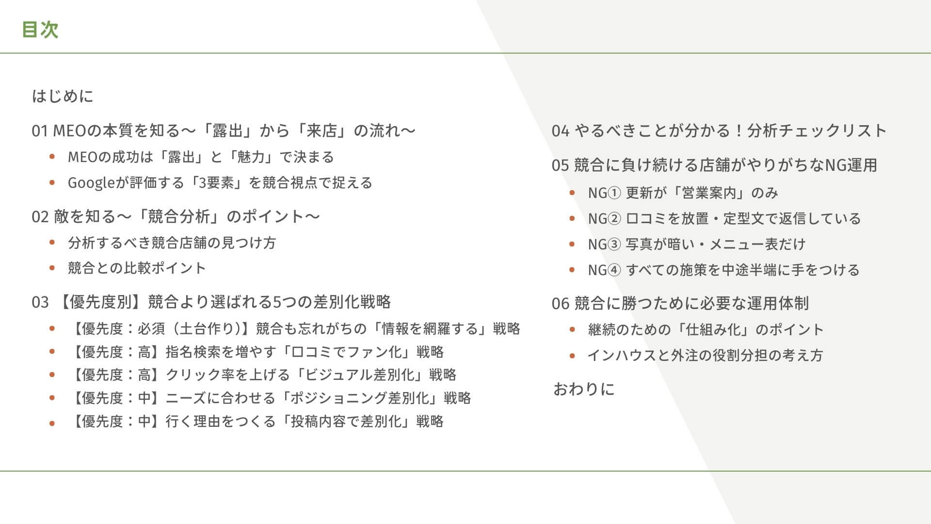 MEO対策の差別化②